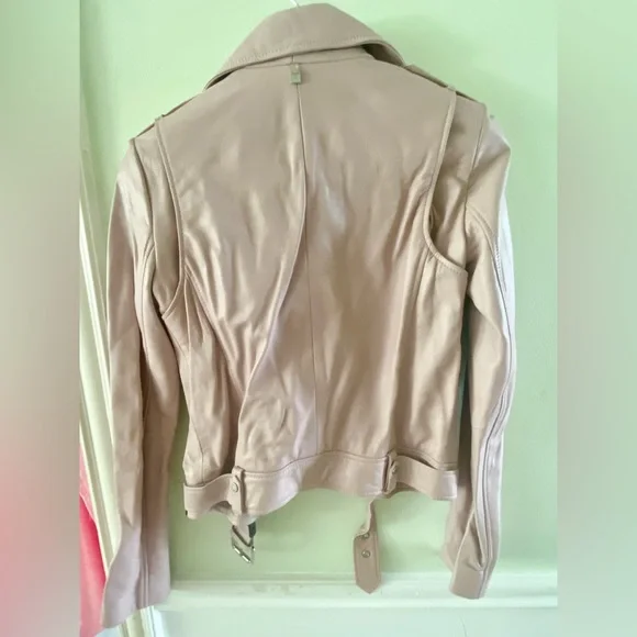 PINK LEATHER RUDSAK JACKET!! - Picture 3 of 4